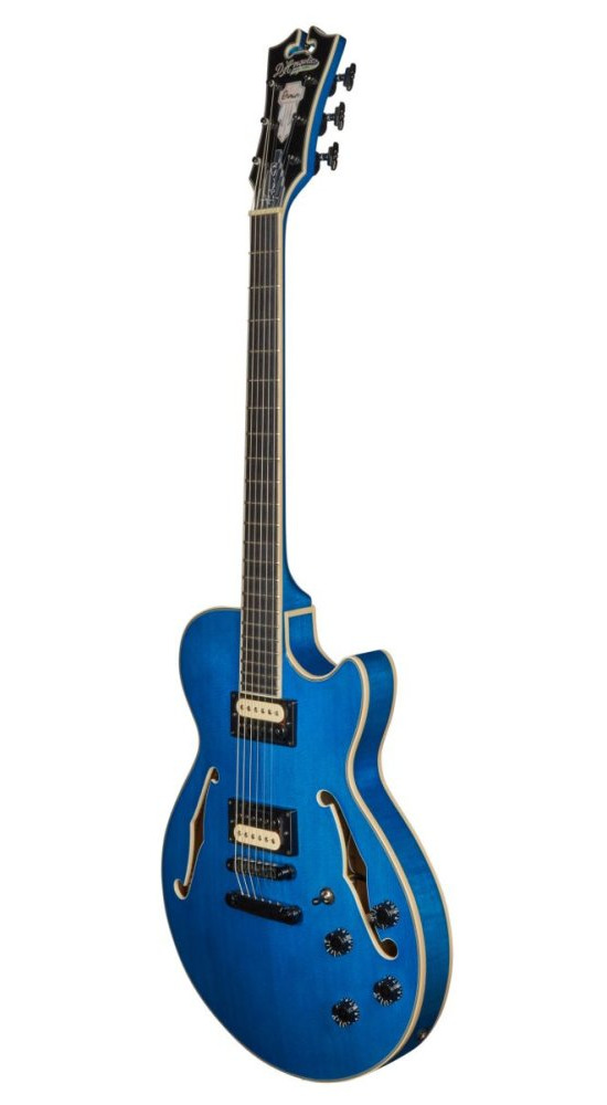D'Angelico Premier SS Blue Fabrizio Sotti Signature - gitara elektryczna0