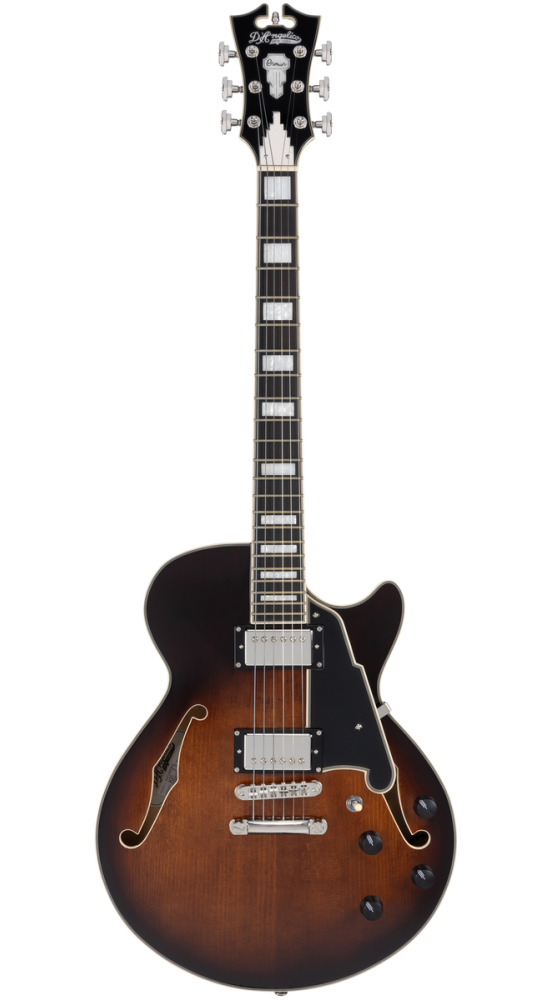 D'Angelico Premier SS Brown Burst - gitara elektryczna