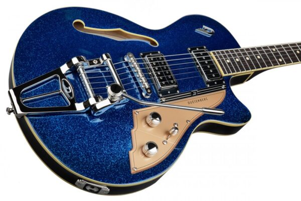 Duesenberg Starplayer TV (Sparkle Finishes) Blue Sparkle - gitara elektryczna0