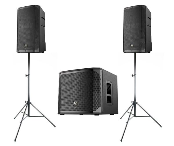 Electro-Voice 2x ELX200-12P + ELX200-12SP - zestaw nagłośnieniowy aktywny