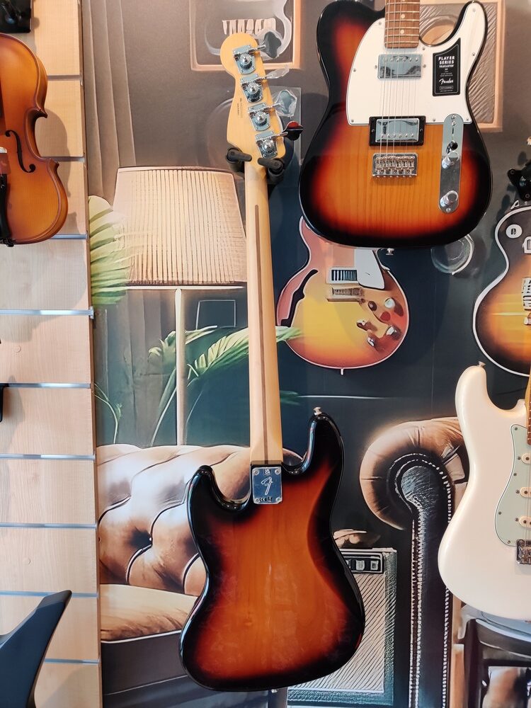 Fender Player Jazz Bass PF 3TS + POKROWIEC5 Fender Player Jazz Bass PF 3TS + POKROWIEC5