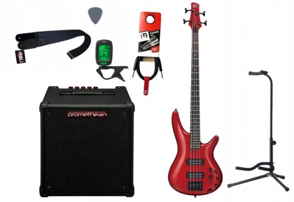 Gitara basowa Ibanez SR300EB-CA + Wzmacniacz 20W + Kabel + Tuner + Statyw