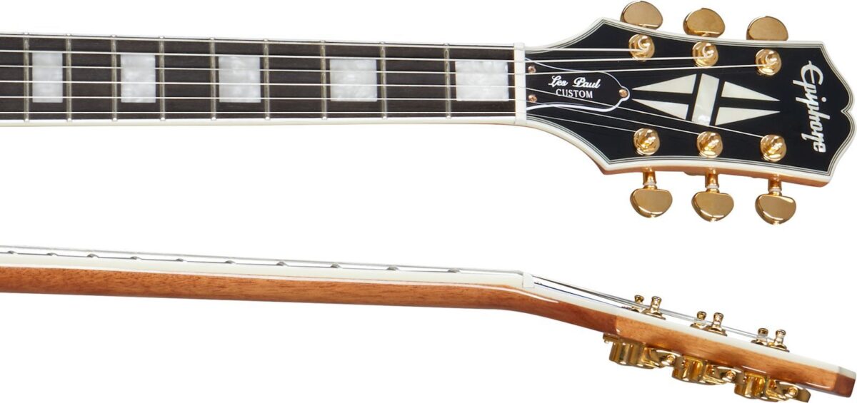 Gitara elektryczna Epiphone Les Paul Custom Koa Koa Natural4