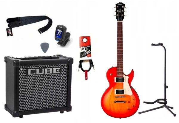 Gitara elektryczna + wzmacniacz 10W - zestaw 1517