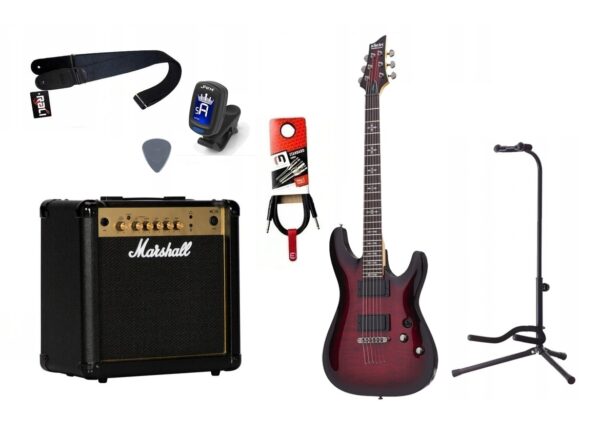 Gitara elektryczna + wzmacniacz 15W - zestaw 1512