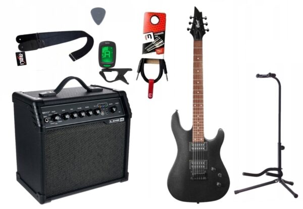 Gitara elektryczna + wzmacniacz 20W zestaw 1398