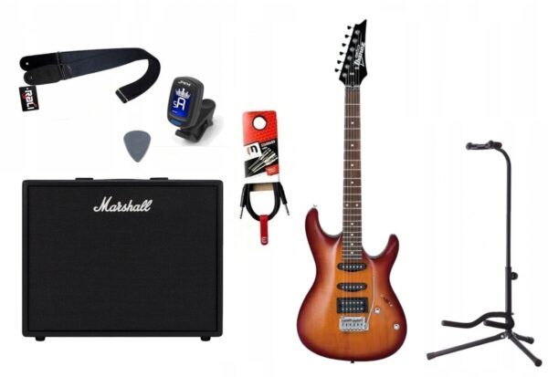 Gitara elektryczna + wzmacniacz 50W zestaw 1053