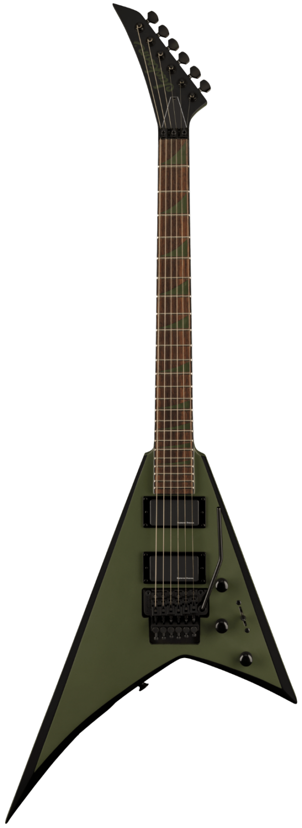 Jackson X Series Rhoads RRX24 Matte Army Drab with Black Bevels