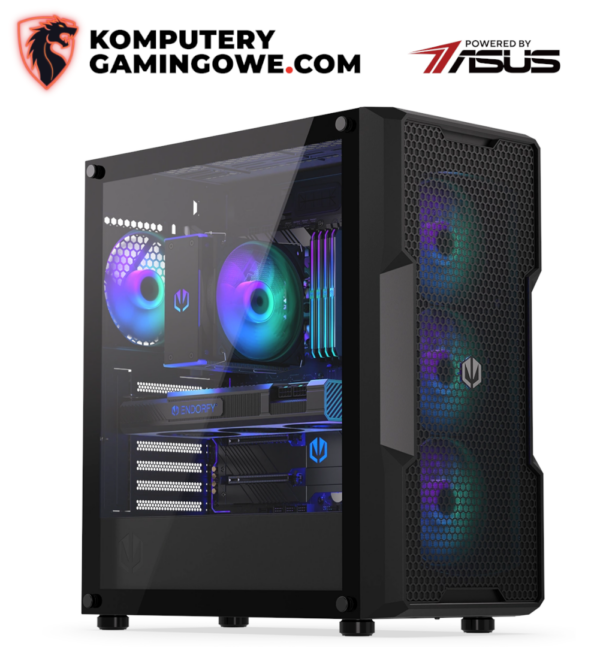 Komputer Gamingowy Ryzen 7 7700/32GB RAM/1000GB SSD/RX 7800 XT Win 11 Powered by ASUS