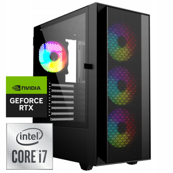 Komputer Gamingowy i7-12700f/64GB RAM/2000GB SSD/RTX4060 Win 11