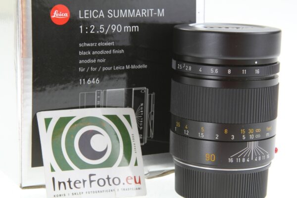 Leica 90/2.5 Summarit-M Czarny