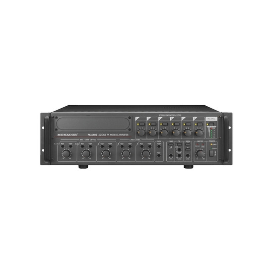 Monacor PA-6600 - wzmacniacz wielostrefowy