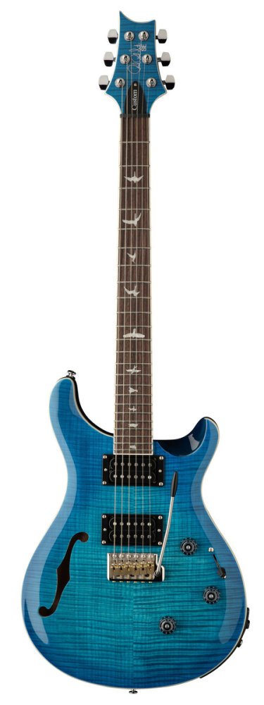 PRS SE Custom 24 Semi Hollow Piezo Lake Blue - gitara elektryczna