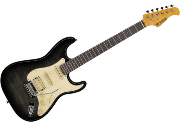 Prodipe ST93 Alder Trans Black – gitara elektryczna