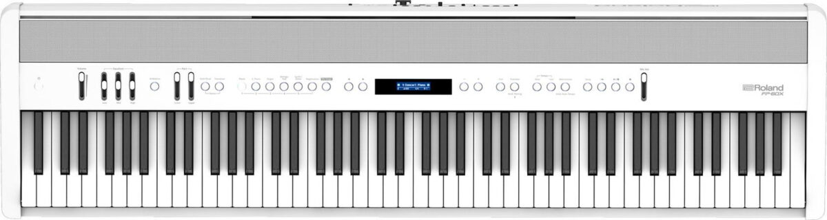 Roland FP-60X WH - Przenośne pianino cyfrowe + Roland KSC-72 WH Dedykowany statyw1