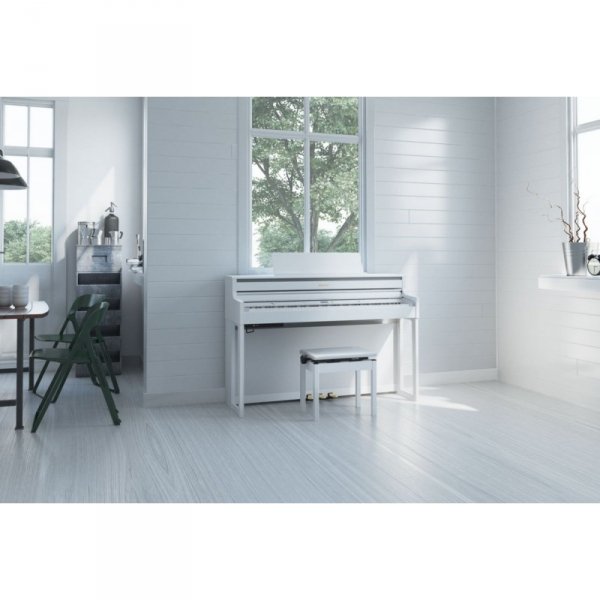 Roland HP704WH + KSH704WH pianino cyfrowe 0