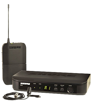 Shure BLX14/CVL - system bezprzewodowy z mikrofonem przypinanym CVL-B/C Shure BLX14/CVL - system bezprzewodowy z mikrofonem przypinanym CVL-B/C