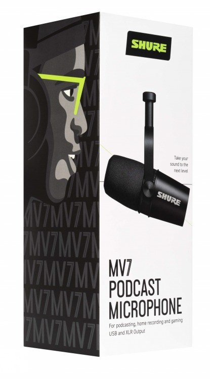 Shure MV7-K Czarny - Mikrofon do podcastów3 Shure MV7-K Czarny - Mikrofon do podcastów3