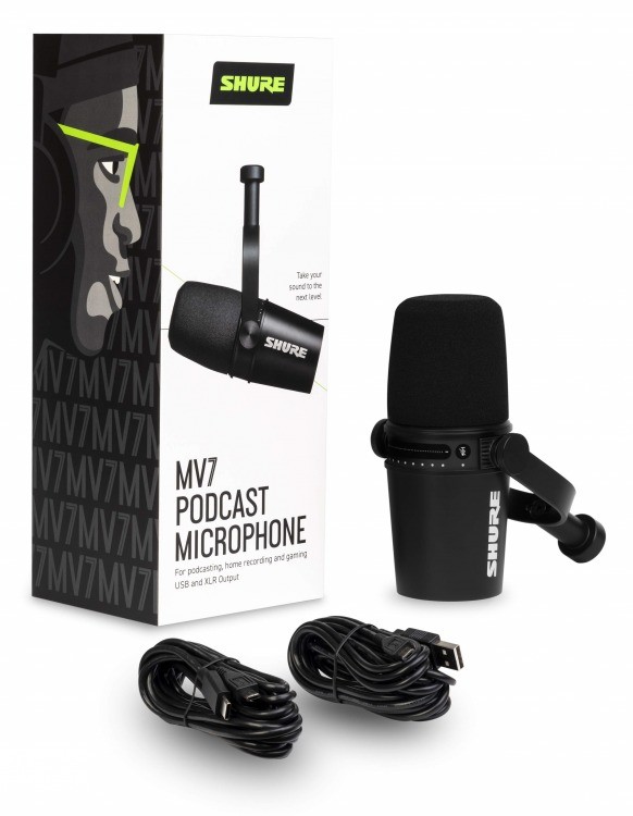 Shure MV7-K Czarny - Mikrofon do podcastów4 Shure MV7-K Czarny - Mikrofon do podcastów4