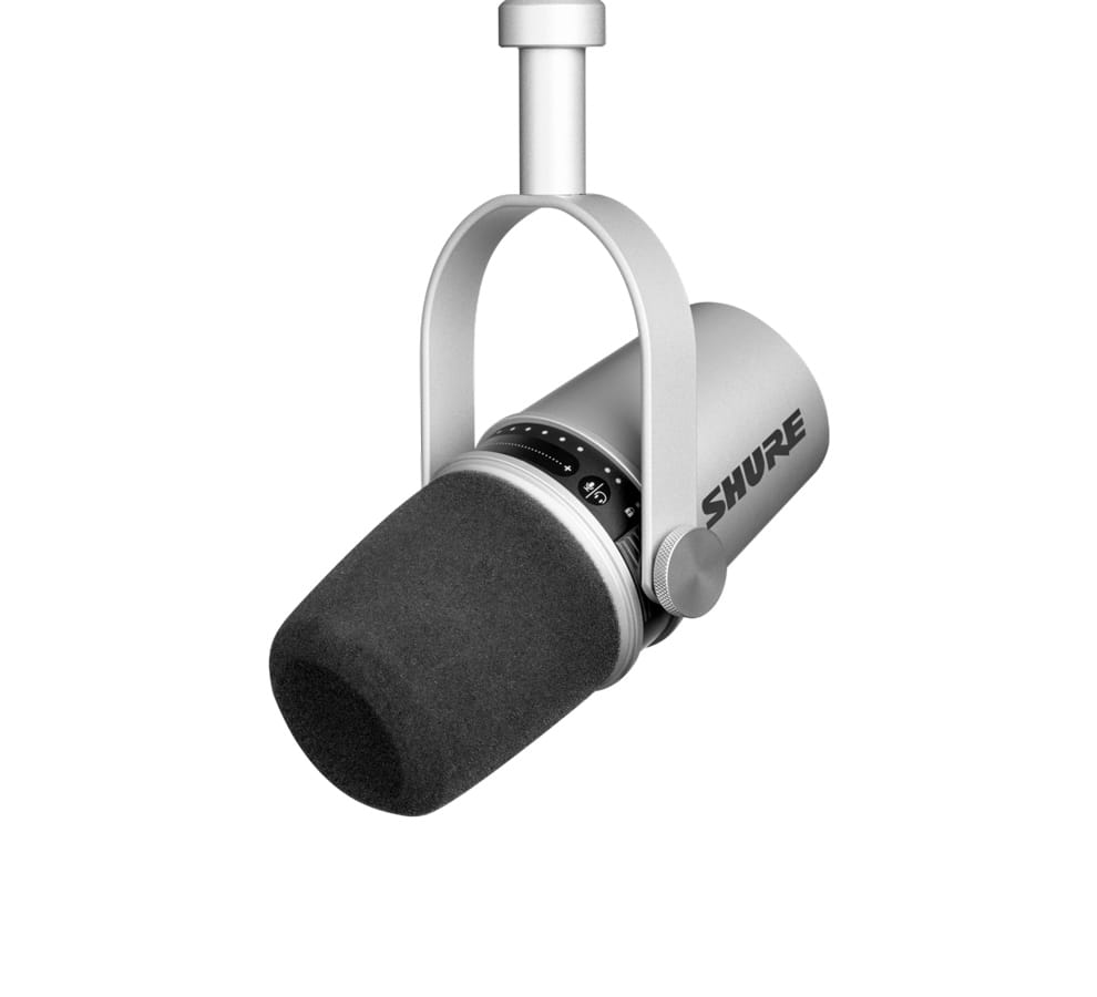 Shure MV7-S – mikrofon dynamiczny do podcastów Shure MV7-S – mikrofon dynamiczny do podcastów