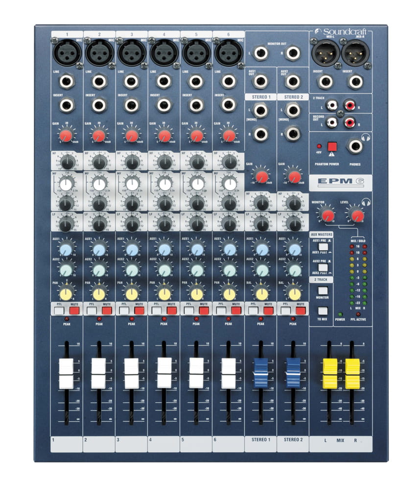 Soundcraft EPM6 – mikser Soundcraft EPM6 – mikser
