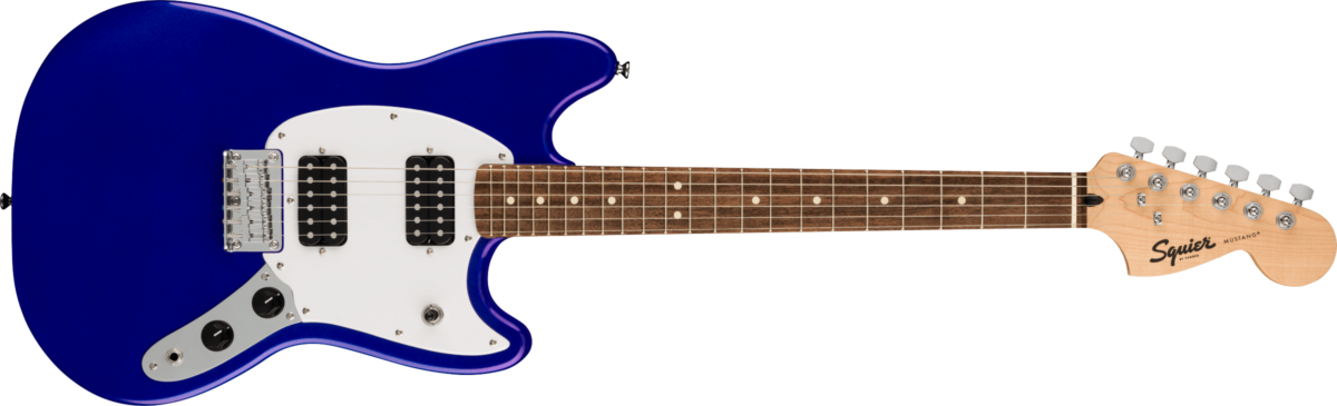 Squier Bullet Mustang HH LF Imperial Blue - Gitara elektryczna