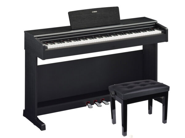 YAMAHA YDP-145 BK / czarne + ŁAWA