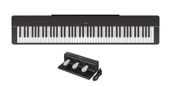 Yamaha P-225 B - pianino cyfrowe + zestaw pedałów Yamaha FC-35