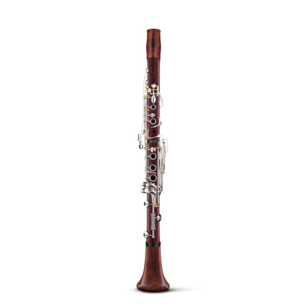 BACKUN klarnet B seria Q, klapy posrebrzane, słupki pozłacane, Cocobolo, klapa Es, z futerałem