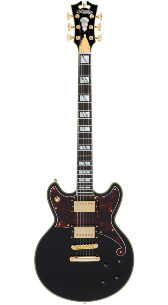 D’Angelico Deluxe Brighton Solid Black - gitara elektryczna