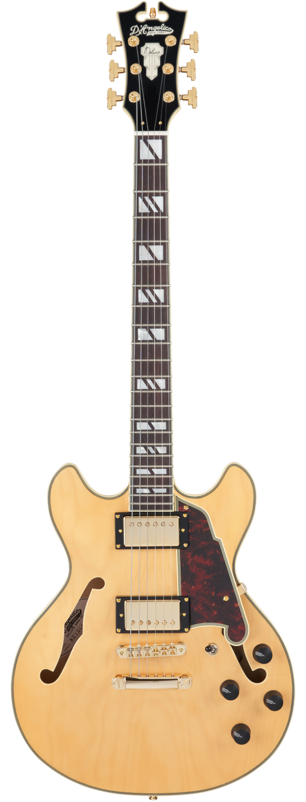 D’Angelico Deluxe Mini DC Satin Honey - gitara elektryczna