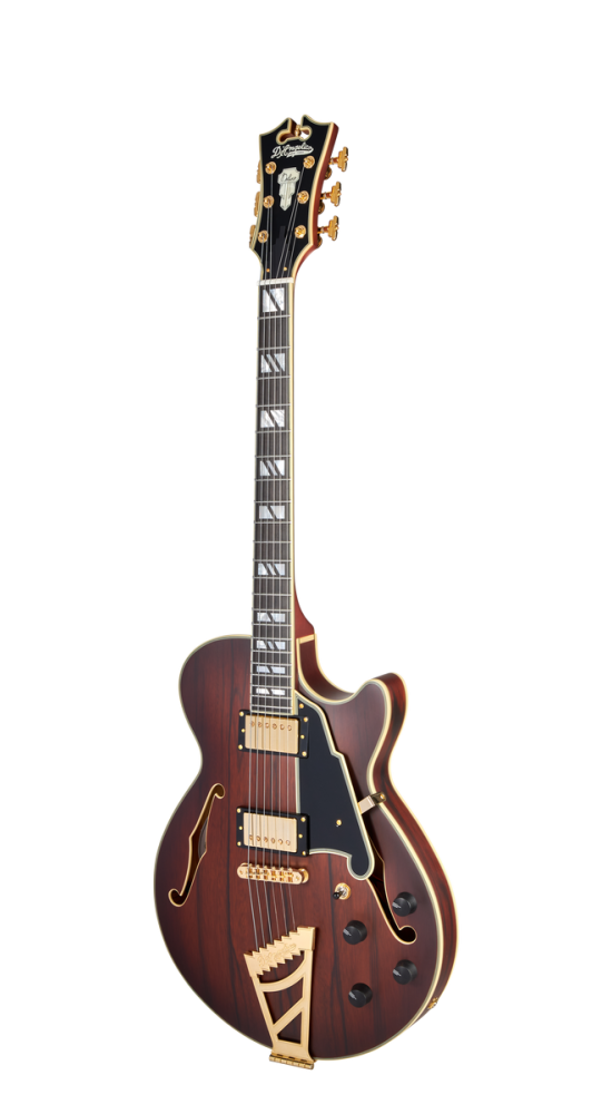D’Angelico Deluxe SS Brown Burst - gitara elektryczna0