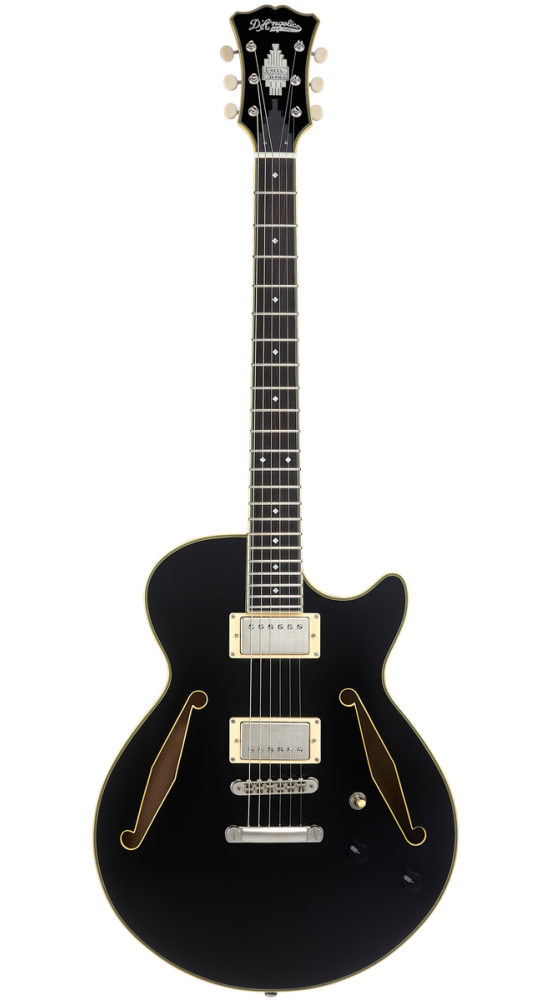D'Angelico Excel SS Tour Solid Black - gitara elektryczna