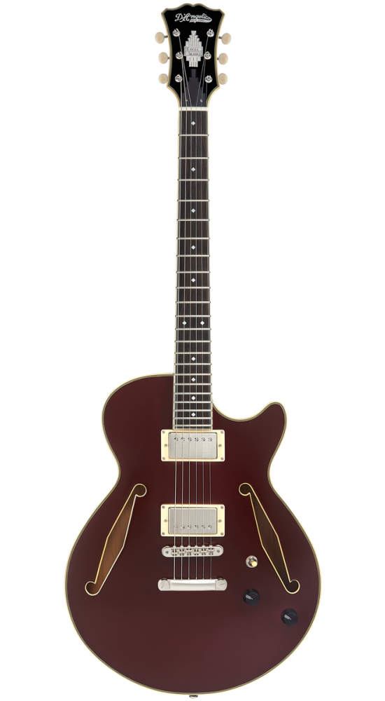 D'Angelico Excel SS Tour Solid Wine - gitara elektryczna0