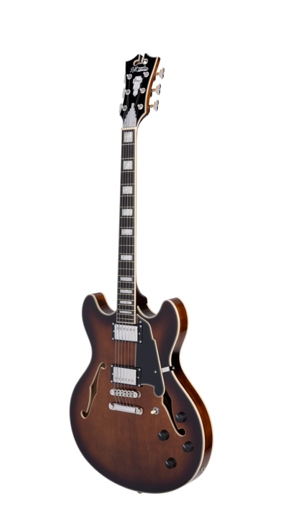 D'Angelico Premier DC Brown Burst - gitara elektryczna0