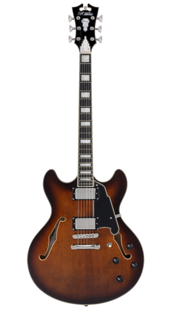 D'Angelico Premier DC Brown Burst - gitara elektryczna