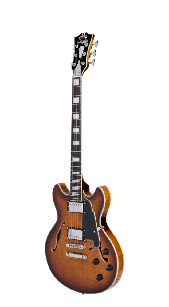 D'Angelico Premier Mini DC Dark Iced Tea Burst - gitara elektryczna0