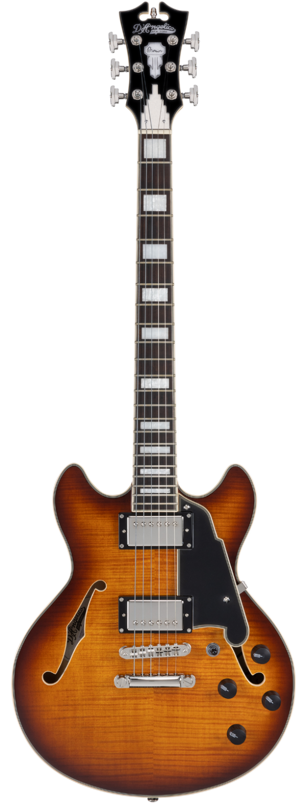 D'Angelico Premier Mini DC Dark Iced Tea Burst - gitara elektryczna