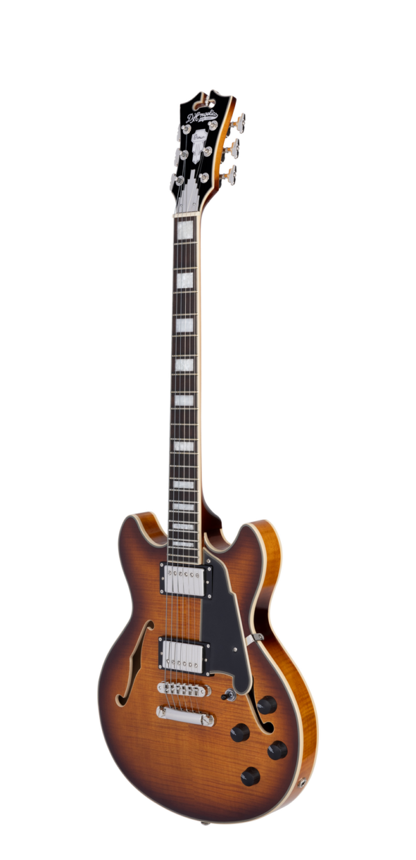 D'Angelico Premier Mini DC Dark Iced Tea Burst - gitara elektryczna0