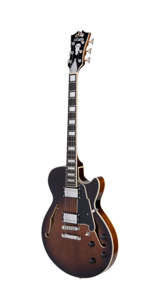 D'Angelico Premier SS Brown Burst - gitara elektryczna0