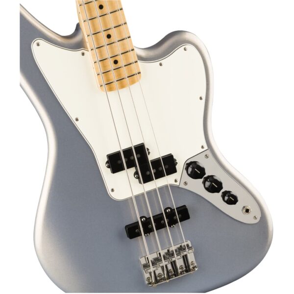 Fender Player Jaguar Bass MN SILVER ][ 4-strunowa gitara basowa