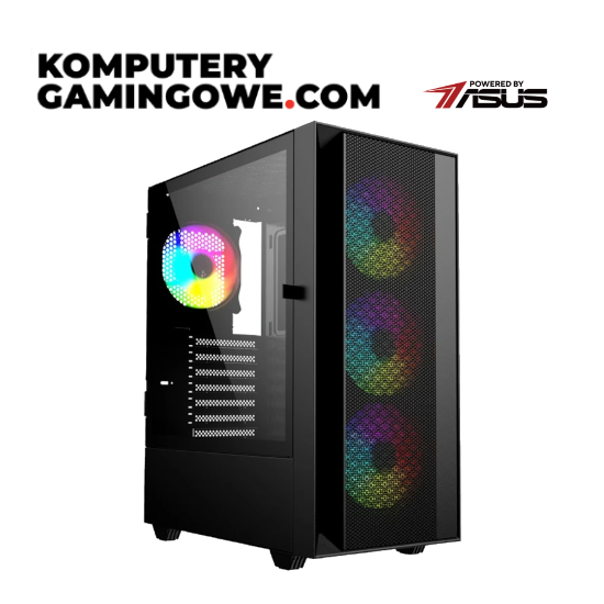 Komputer Gamingowy Ryzen 7 8700f/64GB RAM/2000GB SSD/RTX 5070 Win 11 Powered by ASUS