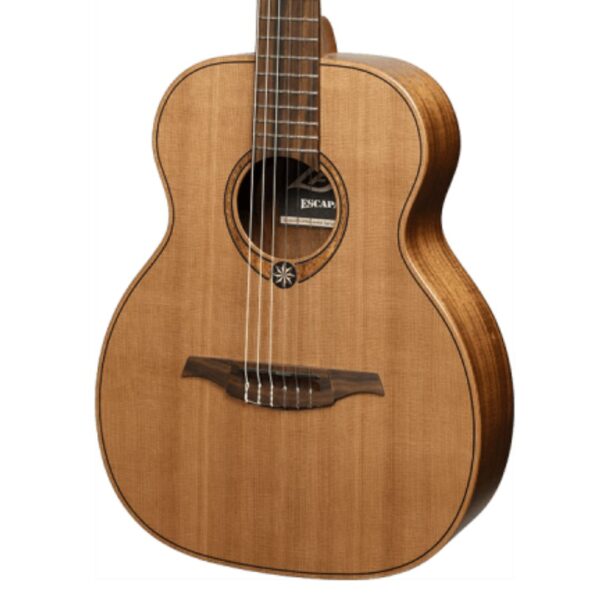 Lag ESCAPADE-N-RCE Travel Nylon Red Cedar Acoustic-Electric ][ Gitara elektro-klasyczna
