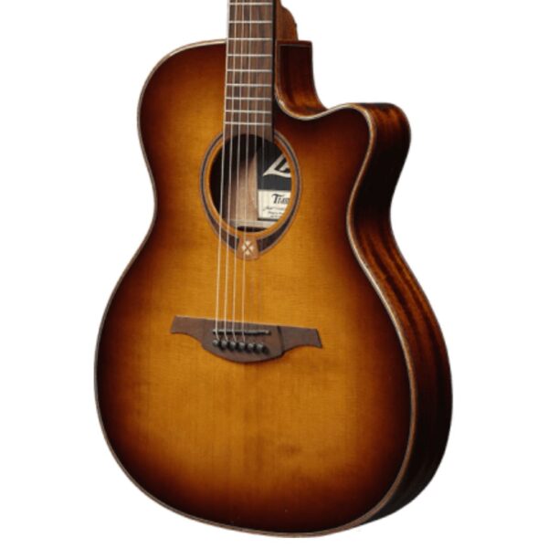 Lag T118ASCE-BRS Auditorium Slim Cut Acoustic-Electric Brown Shadow ][ Gitara elektro-akustyczna
