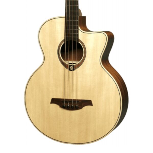 Lag T177BCE Bass Acoustic-Electric Cutaway Natural ][ Elektro-akustyczna gitara basowa