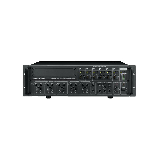Monacor PA-6240 - wzmacniacz wielostrefowy