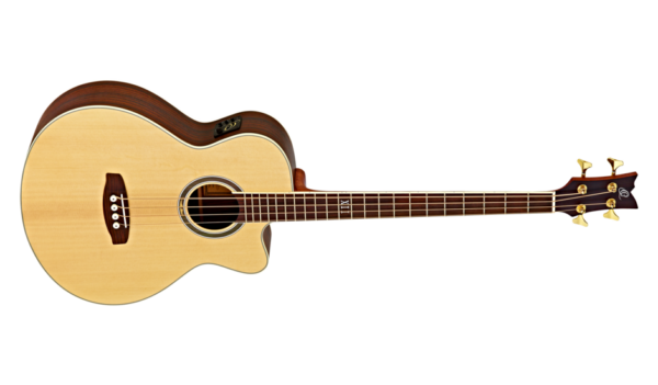 Ortega D558-4 ][ 4-strunowa elektro-akustyczna gitara basowa