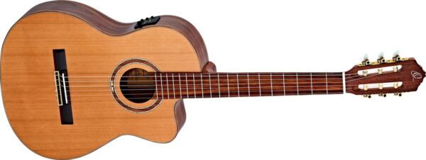 Ortega RCE159MN Top lity cedr Orzech | Gitara elektro-klasyczna 4/4