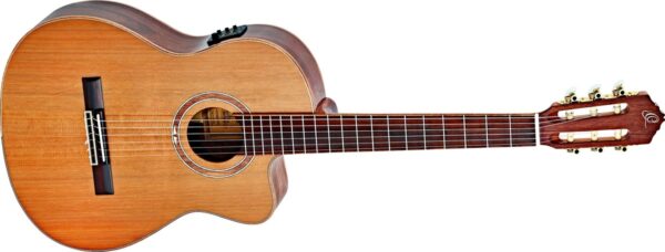 Ortega RCE159SN | Gitara elektro-klasyczna z wąskim gryfem