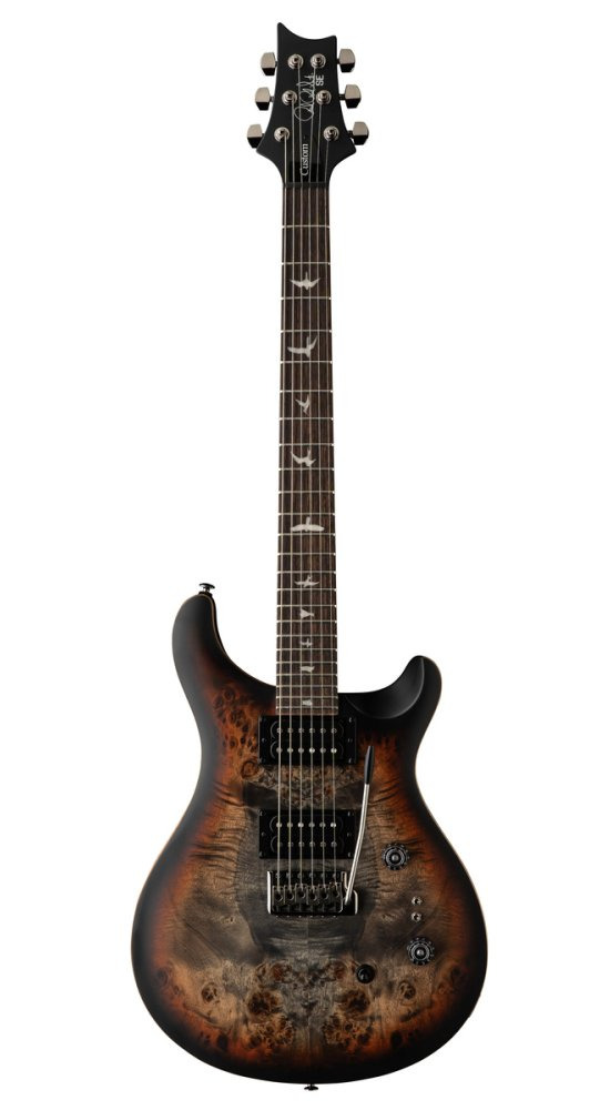 PRS SE CU 24-08 Poplar Burl Charcoal Cherry Midnight Burst Limited Edition - gitara elektryczna